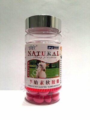 Капсулы "Овечья плацента" (Sheep placenta) Natural. 100 шт.